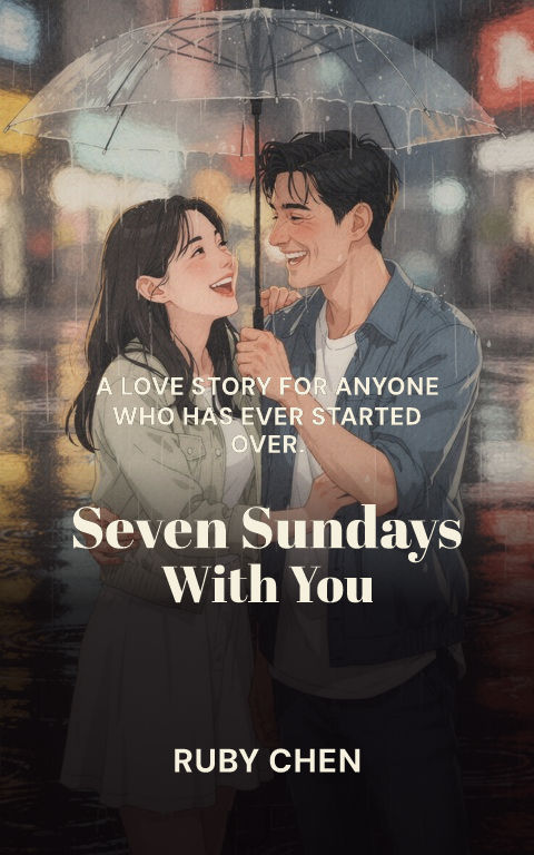 Contemporary romance · Lower-third reveal book cover template preview with editable typography over people artwork