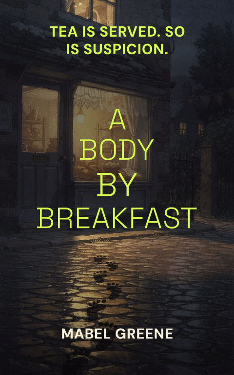 Cozy mystery · Modern signal book cover template preview with editable typography over place artwork