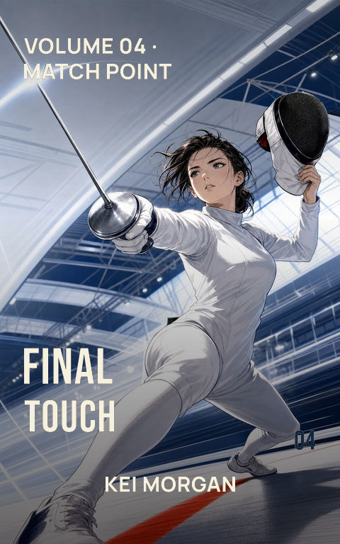 Sports manga · Final touch book cover template preview with editable typography over people artwork