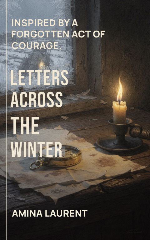 Historical fiction · Editorial left book cover template preview with editable typography over object artwork