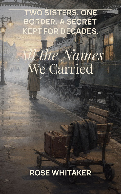 Historical fiction · Top masthead book cover template preview with editable typography over place artwork