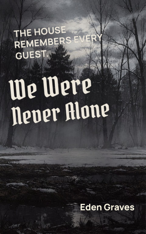 Horror · Diagonal tension book cover template preview with editable typography over place artwork