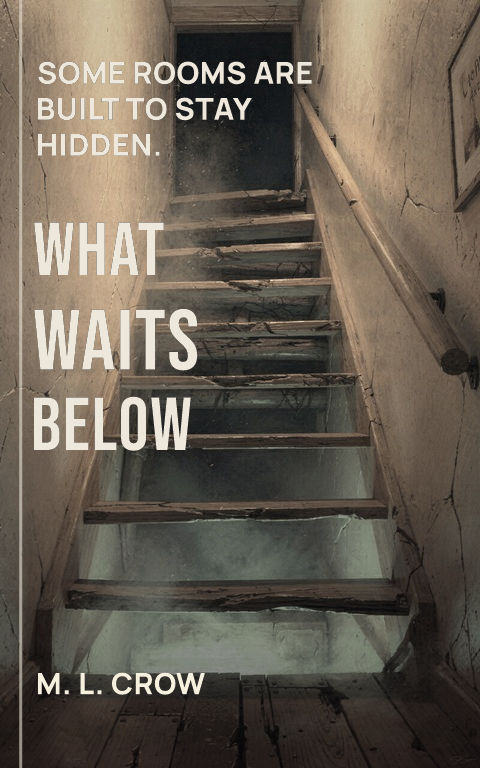 Horror · Editorial left book cover template preview with editable typography over place artwork