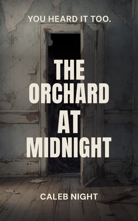 Horror · Maximal stack book cover template preview with editable typography over place artwork