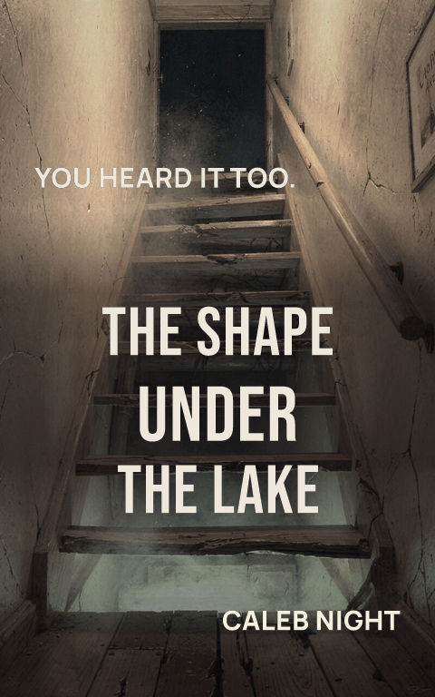 Horror · Split horizon book cover template preview with editable typography over place artwork