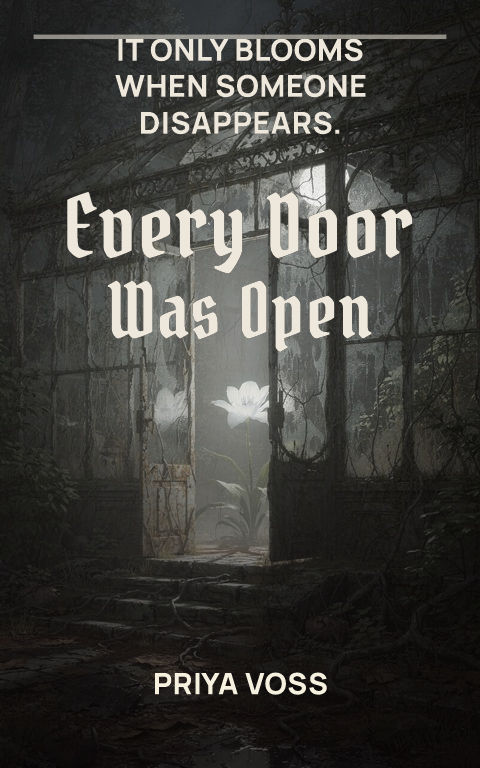 Horror · Top masthead book cover template preview with editable typography over place artwork