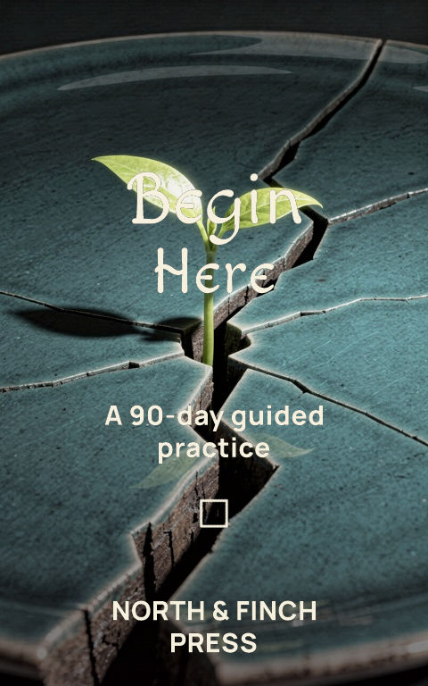 Guided journals · Morning pages book cover template preview with editable typography over symbolic artwork