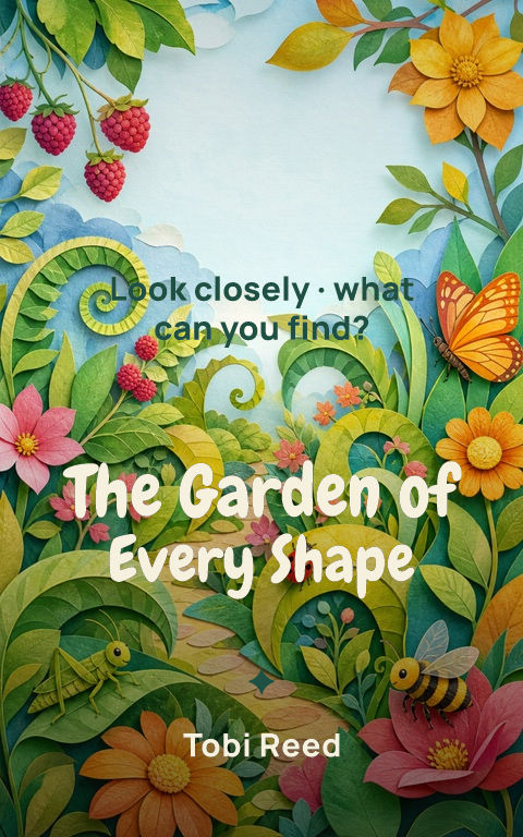 Educational · Alphabet garden book cover template preview with editable typography over place artwork