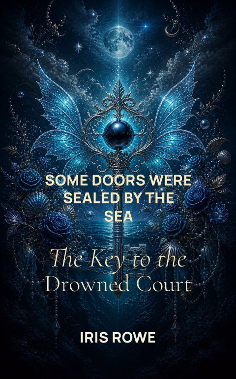 Epic fantasy · Key of the deep book cover template preview with editable typography over object artwork