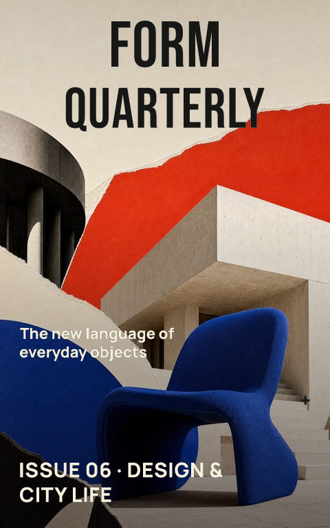 Culture magazines · New modernism book cover template preview with editable typography over object artwork