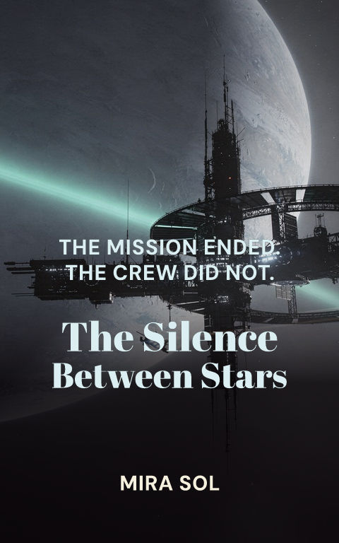 Science fiction · Lower-third reveal book cover template preview with editable typography over place artwork
