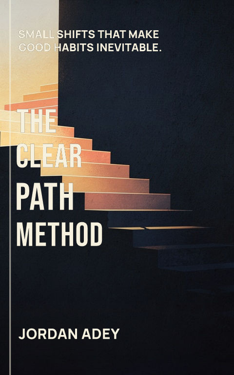 Self-help & personal growth · Editorial left book cover template preview with editable typography over symbolic artwork