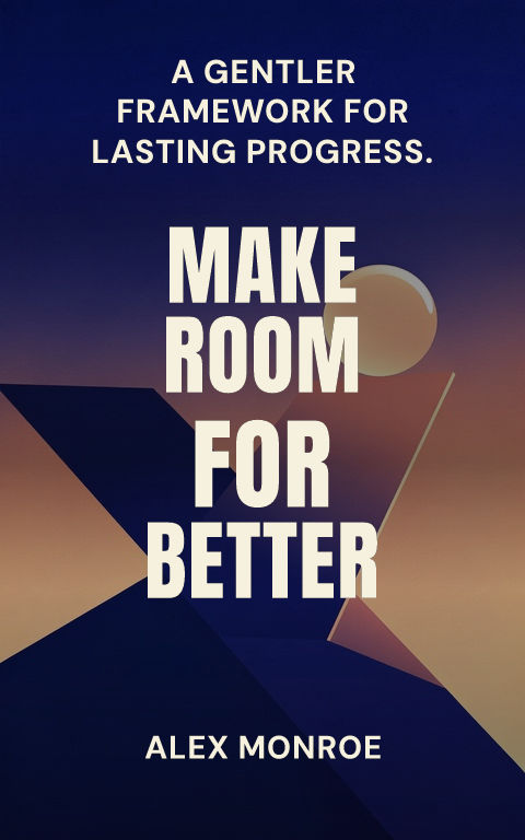 Self-help & personal growth · Maximal stack book cover template preview with editable typography over symbolic artwork