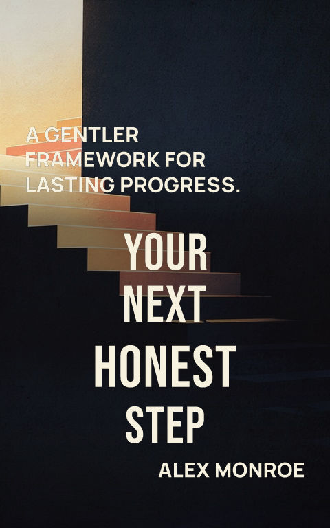 Self-help & personal growth · Split horizon book cover template preview with editable typography over symbolic artwork