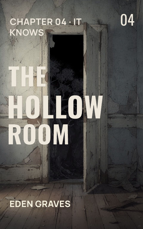 Horror comics · Hollow panel book cover template preview with editable typography over place artwork