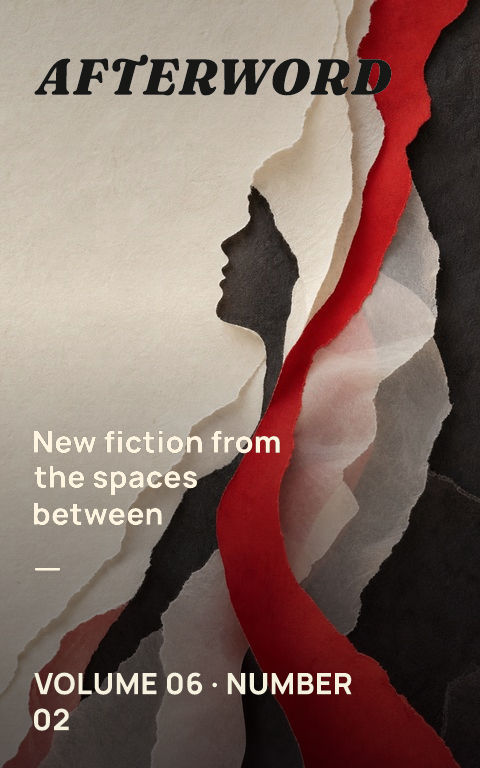 Literary journals · Paper cut book cover template preview with editable typography over symbolic artwork